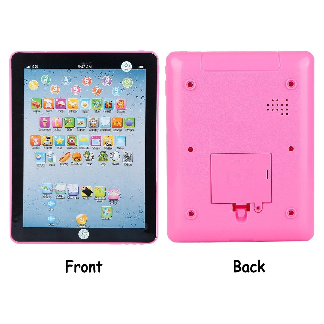 Baby Learning Tablet Educational Mini Pads Toys Touch Learn Toddler Tablet For ABC Numbers Words Image 8