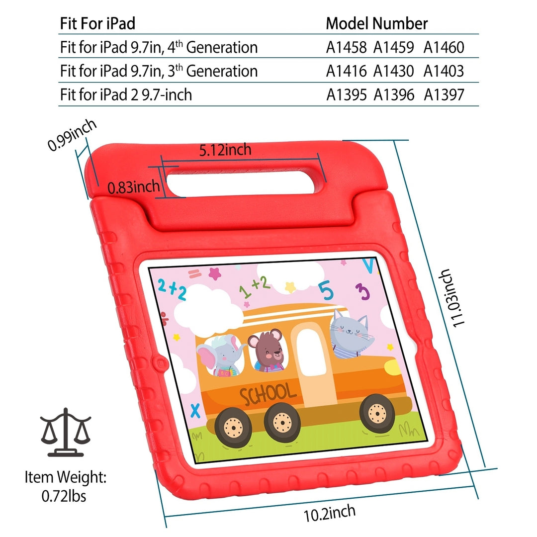 Protective Case Fit For iPad 2 3 4 Shockproof Hard Kid Tablet PC Cover Image 7