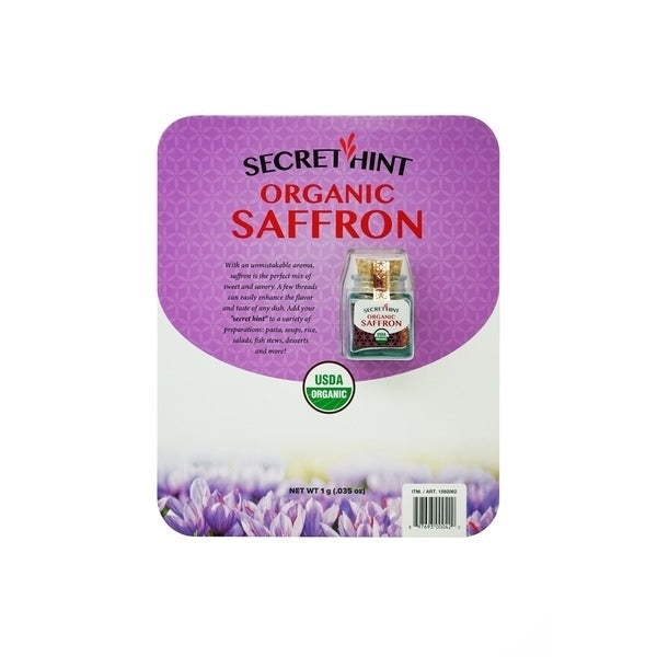 Secret Hint Organic Greek Saffron1 Gram Image 1