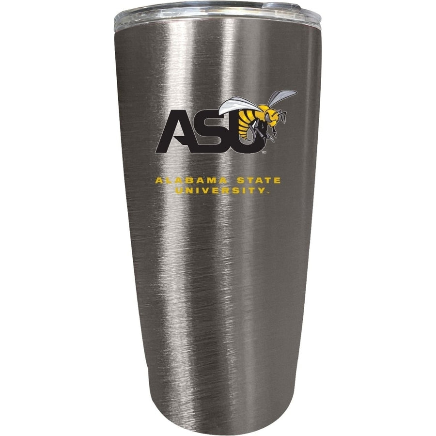Alabama State University 16 oz Insulated Stainless Steel Tumbler colorless Image 1