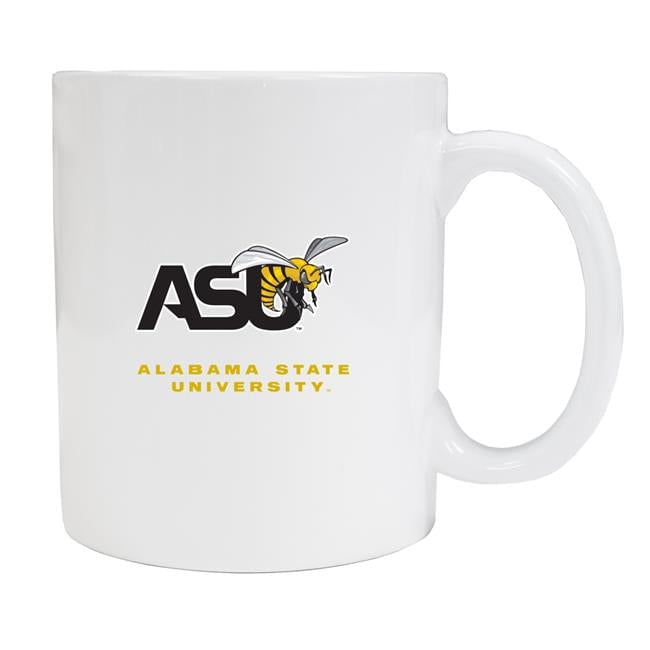 Alabama State University White Ceramic NCAA Fan Mug 2-Pack (White) Image 1