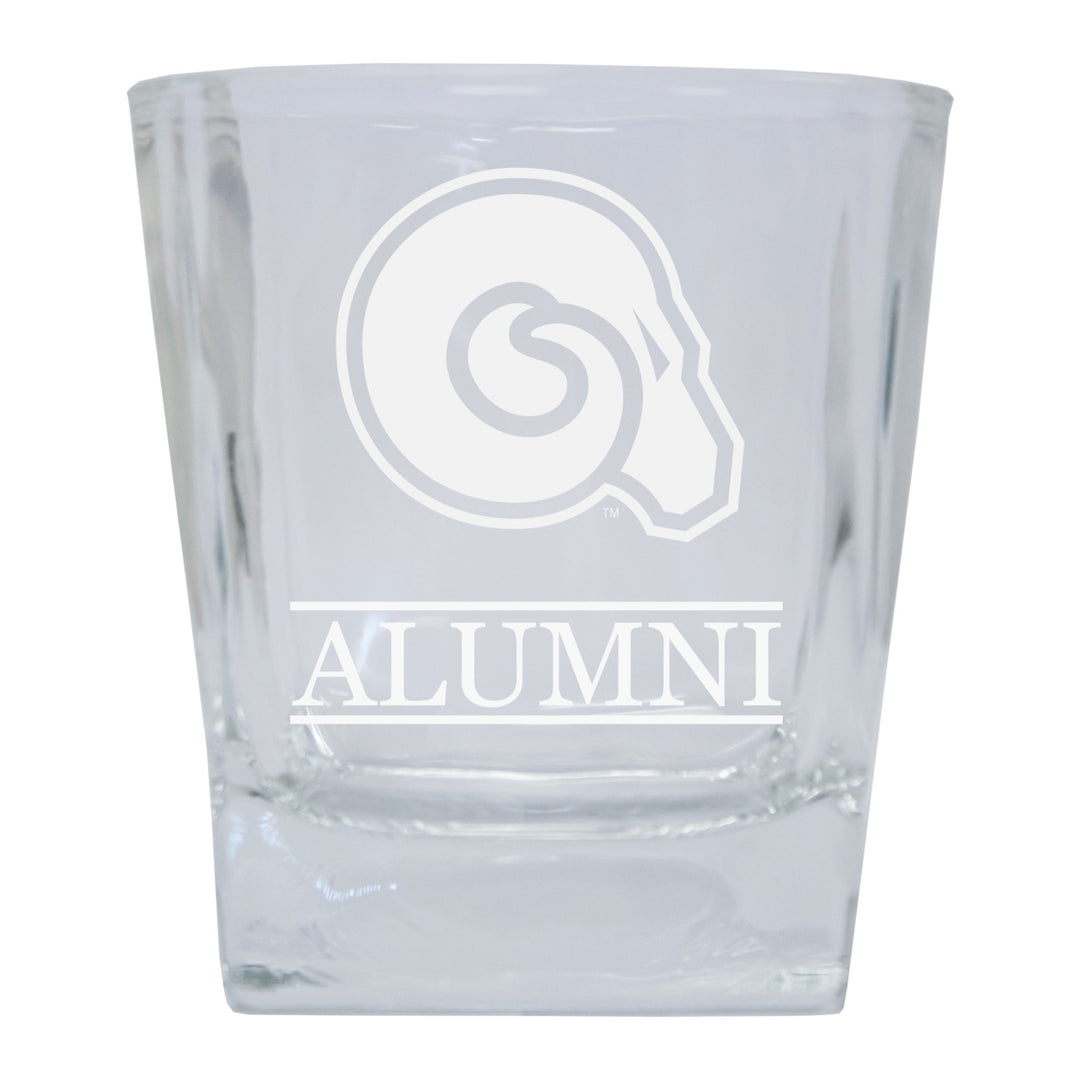 Albany State University 2-Pack Alumni Elegance 10oz Etched Glass Tumbler Image 1