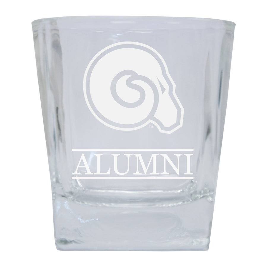 Albany State University 2-Pack Alumni Elegance 10oz Etched Glass Tumbler Image 1