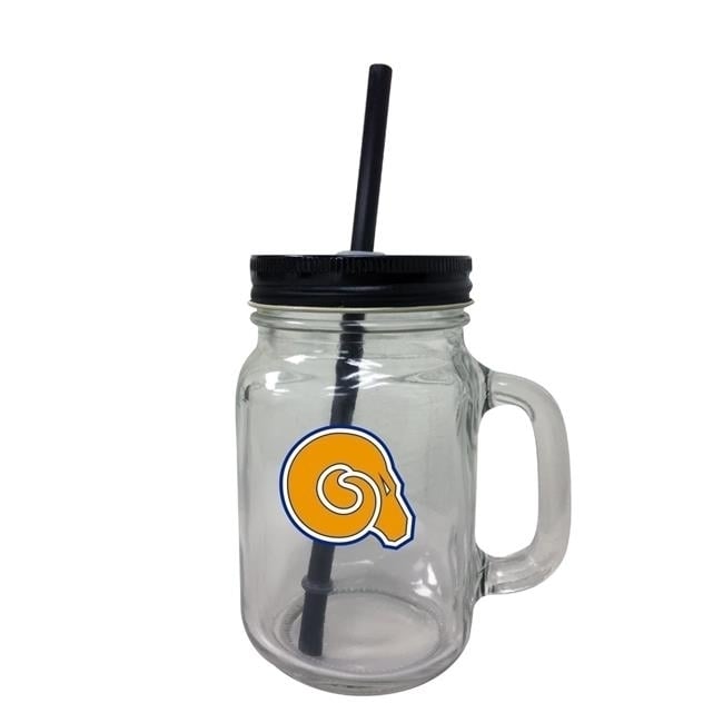 Albany State University Mason Jar Glass Image 1