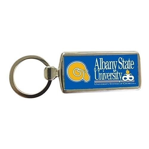 Albany State University Metal Keychain Image 1