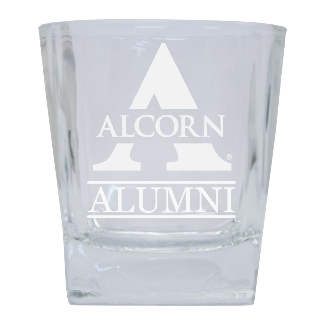 Alcorn State Braves Etched Alumni 5 oz Shooter Glass Tumbler 2-Pack Image 1