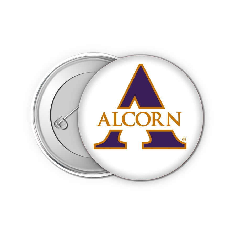 Alcorn State Braves 1-Inch Button Pins (4-Pack)  Show Your School Spirit Image 1