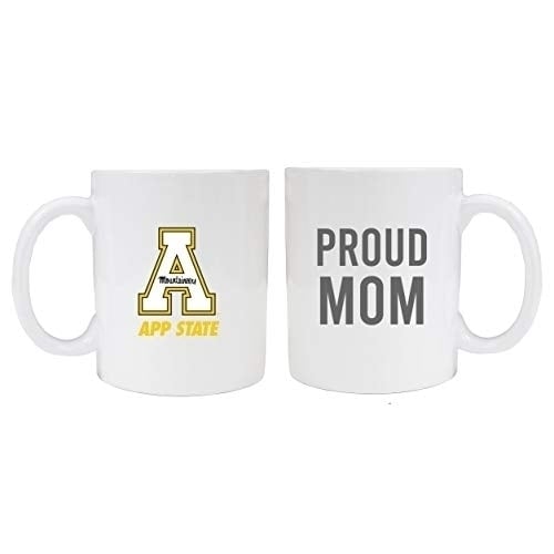 Appalachian State Proud Mom Ceramic Coffee Mug - White Image 1