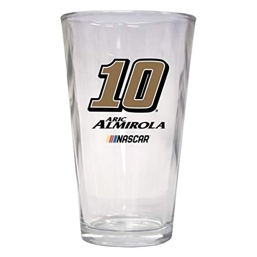 Aric Almirola 10 NASCAR Pint Glass Image 1