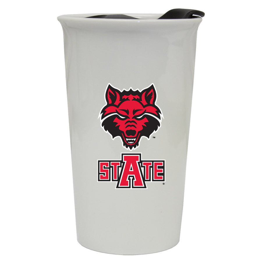 Arkansas State Double Walled Ceramic Tumbler Image 1