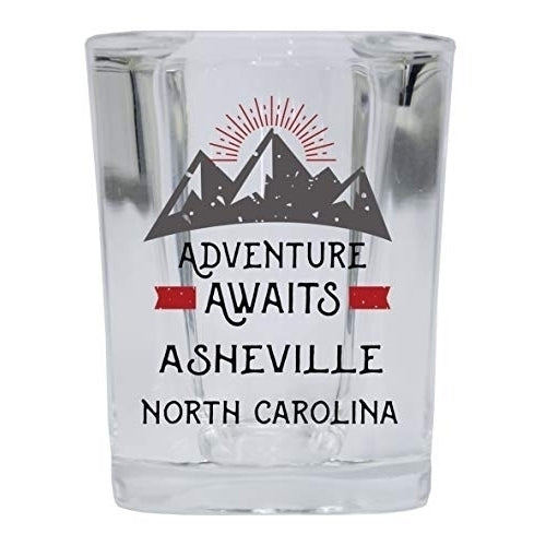 Asheville North Carolina Shot Glass Adventure Awaits Design Image 1