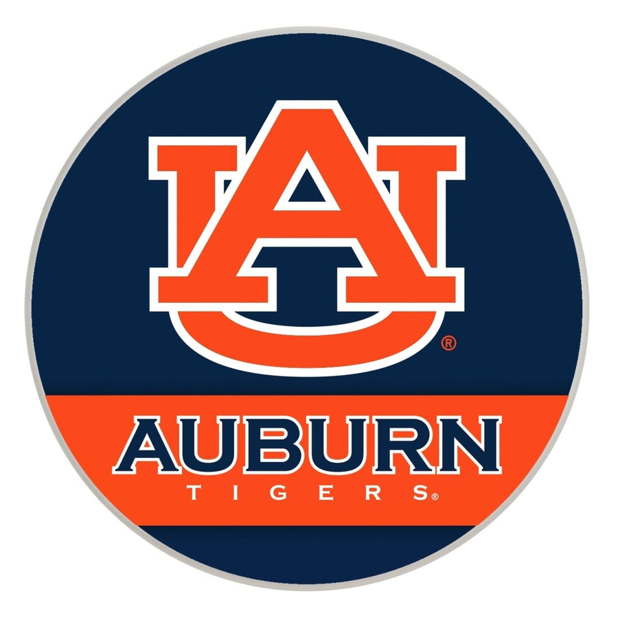 Auburn Tigers Officially Licensed Paper Coasters (4-Pack) - VibrantFurniture-Safe Design Image 1