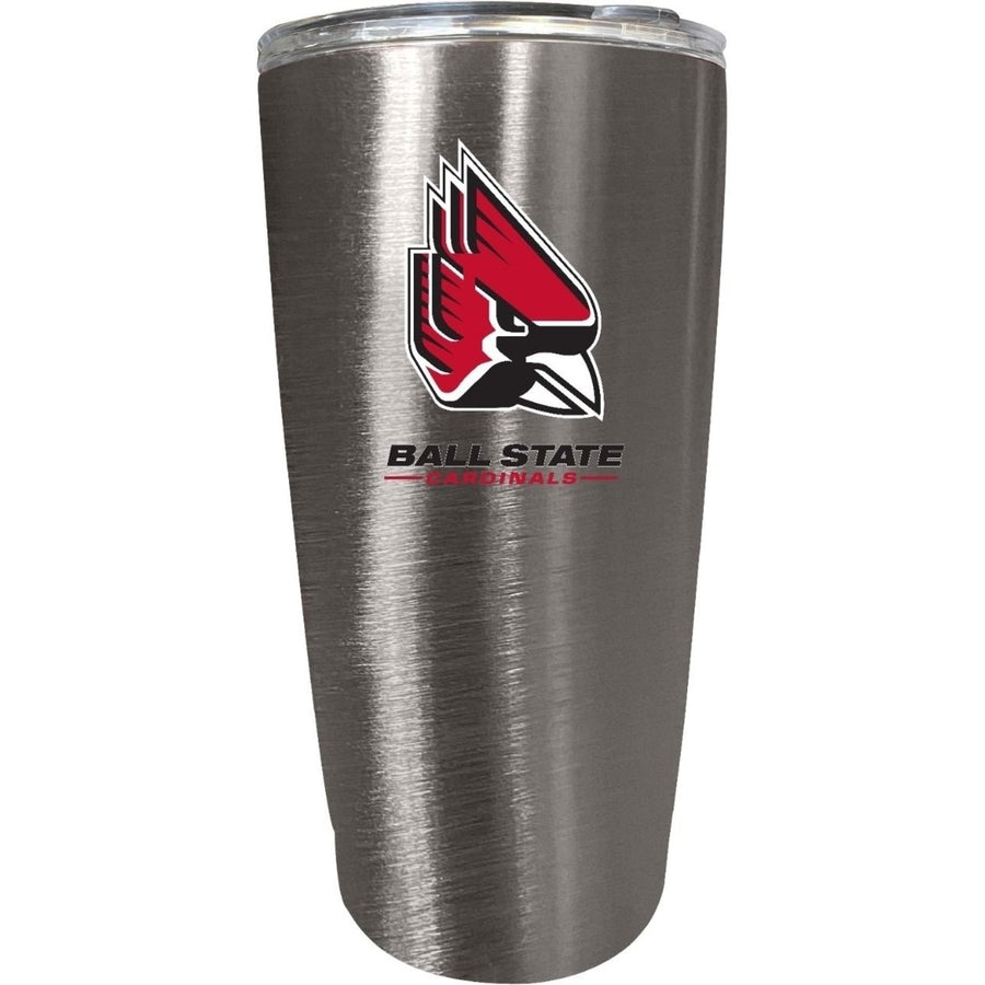 Ball State University 16 oz Insulated Stainless Steel Tumbler colorless Image 1