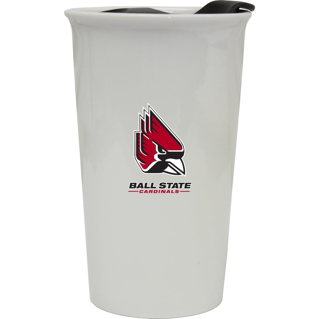 Ball State University Double Walled Ceramic Tumbler Image 1