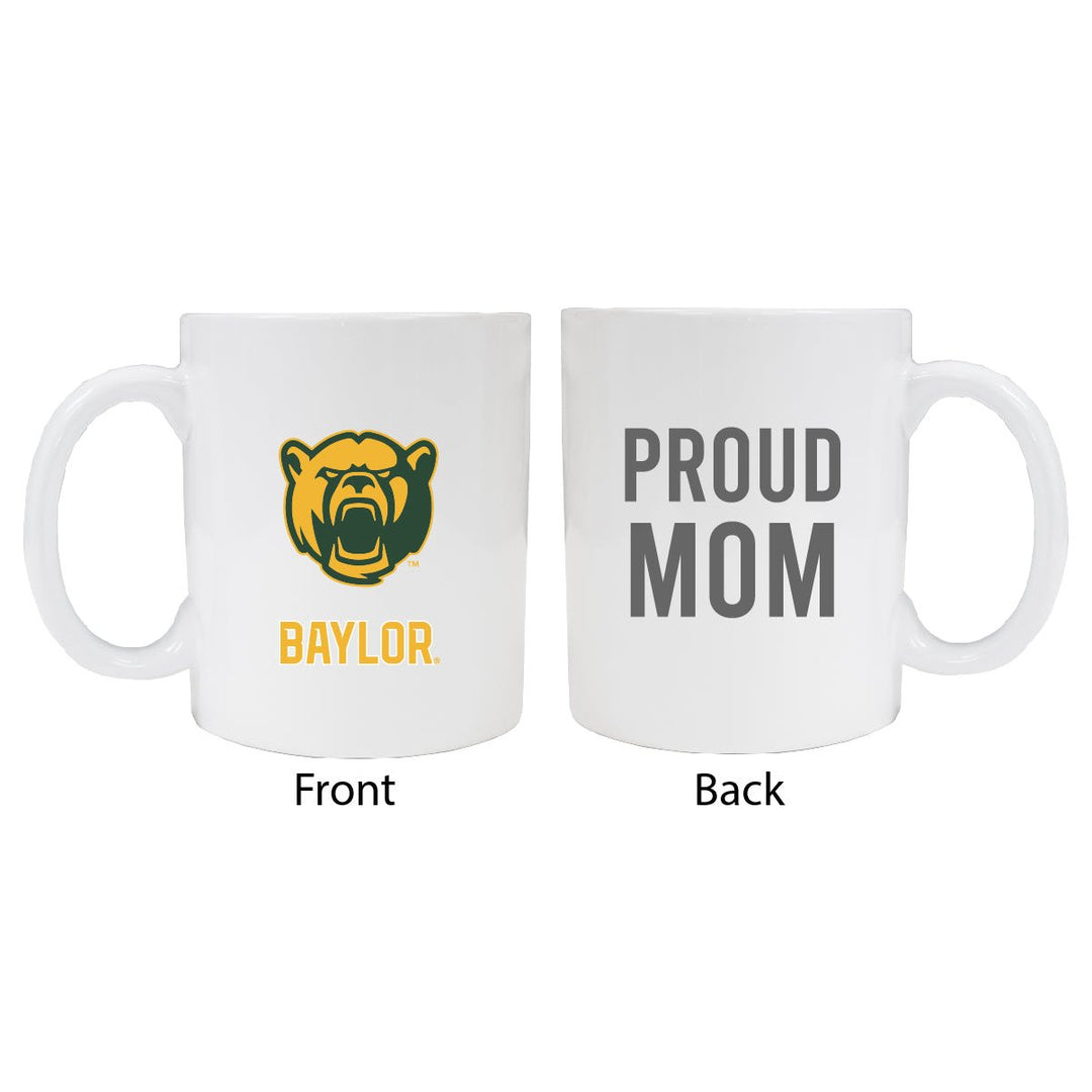 Baylor Bears Proud Mom Ceramic Coffee Mug - White Image 1