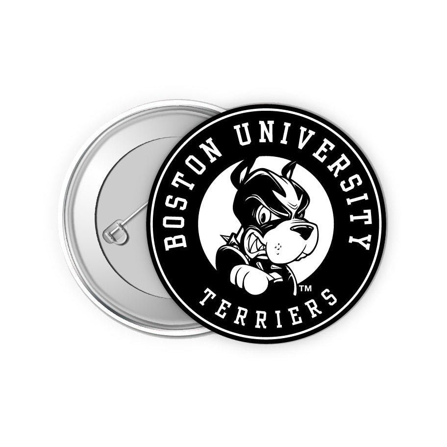 Boston Terriers 2-Inch Button Pins (4-Pack)  Show Your School Spirit Image 1