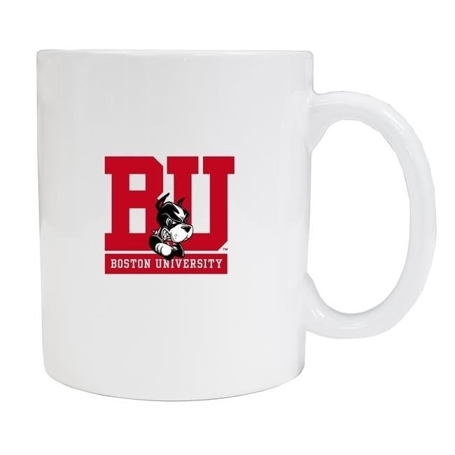 Boston Terriers White Ceramic NCAA Fan Mug 2-Pack (White) Image 1