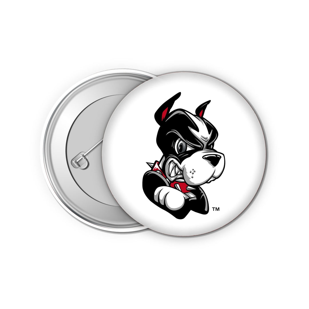 Boston Terriers 1-Inch Button Pins (4-Pack)  Show Your School Spirit Image 1