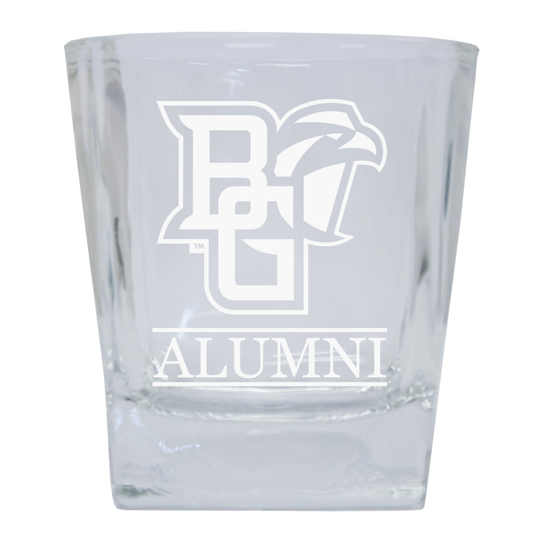 Bowling Green Falcons 2-Pack Alumni Elegance 10oz Etched Glass Tumbler Image 1