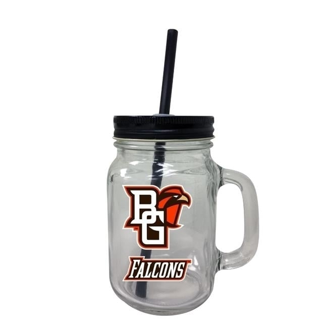 Bowling Green State University Mason Jar Glass Image 1