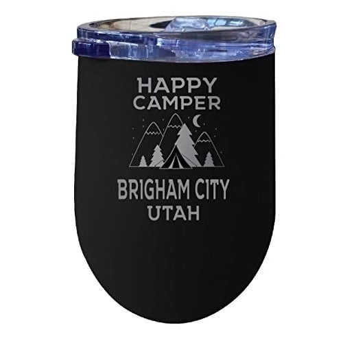 Brigham City Utah Stainless Steel Wine Tumbler Image 1