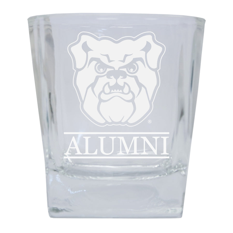 Butler Bulldogs 2-Pack Alumni Elegance 10oz Etched Glass Tumbler Image 1