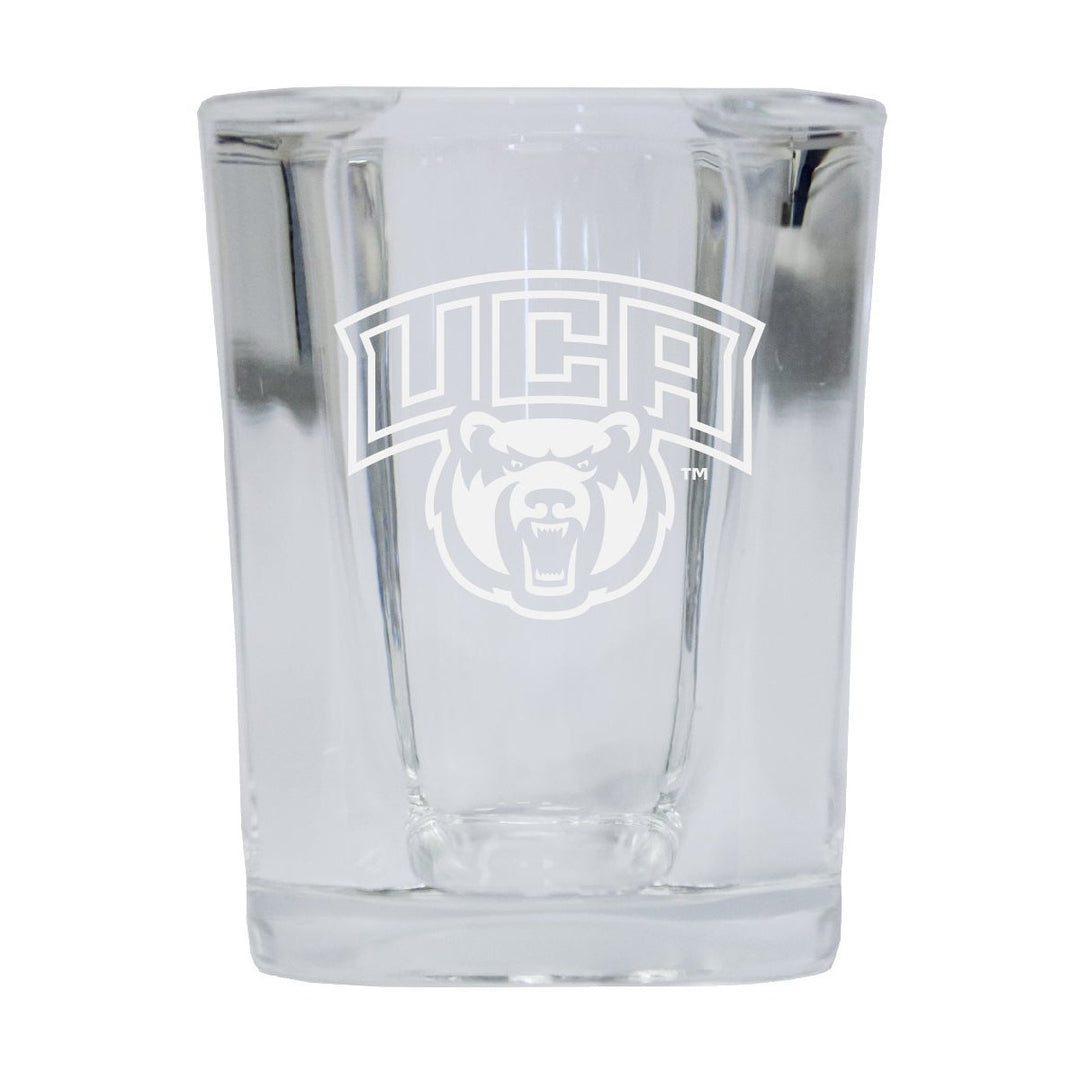 Central Arkansas Bears Etched Square Shot Glass Image 1