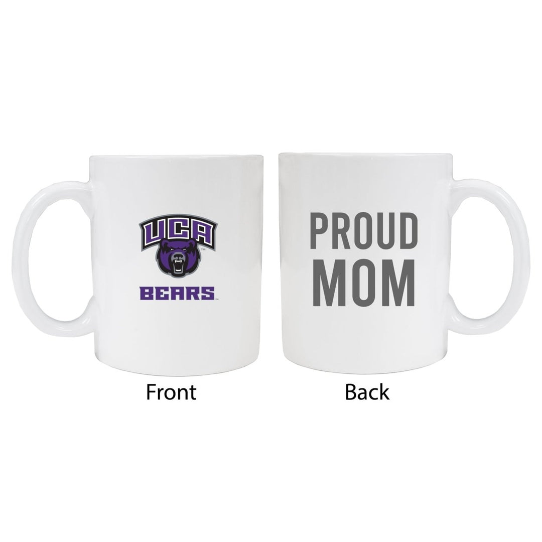 Central Arkansas Bears Proud Mom Ceramic Coffee Mug - White (2 Pack) Image 1