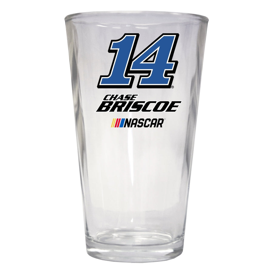 Chase Briscoe 14 NASCAR Cup Series 16 oz Pint Glass Image 1