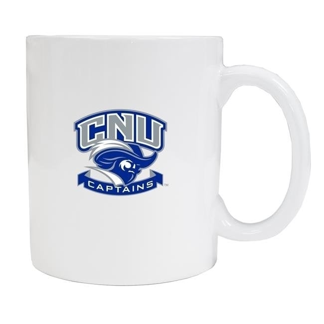 Christopher Newport Captains White Ceramic NCAA Fan Mug 2-Pack (White) Image 1