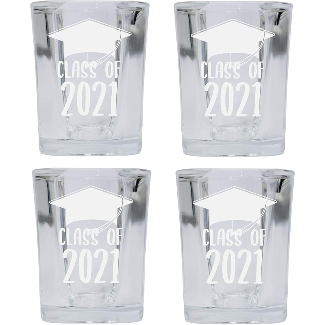 Class of 2021 Graduation Shot Glass 4 Pack Image 1