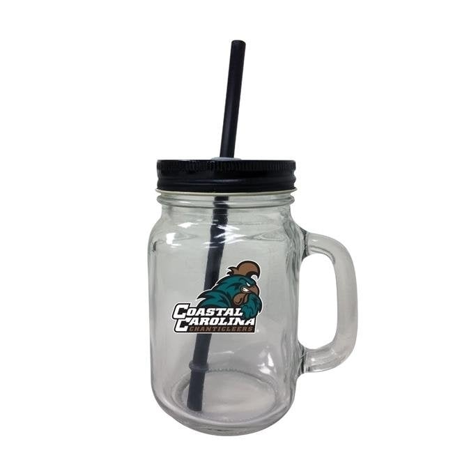 Coastal Carolina University Mason Jar Glass Image 1