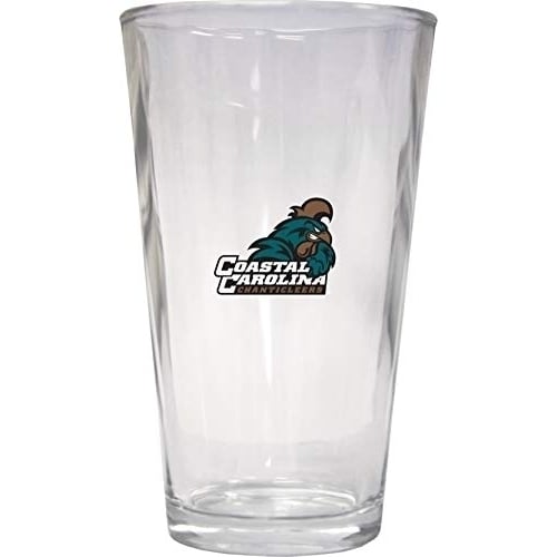 NCAA Coastal Carolina University Officially Licensed Logo Pint Glass  Classic Collegiate Beer Glassware Image 1