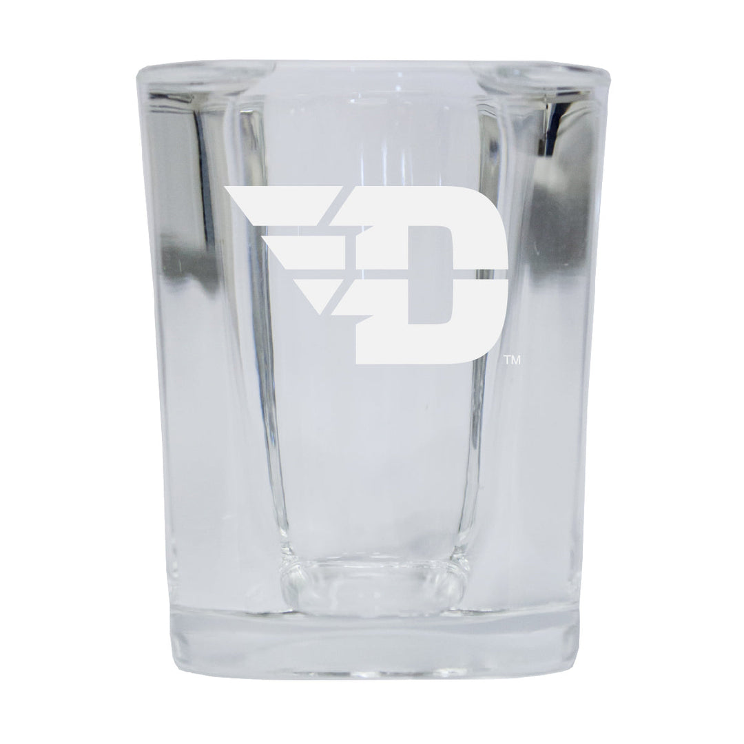 Dayton Flyers NCAA Collectors Edition 2oz Square Shot Glass - Laser Etched Logo Image 1