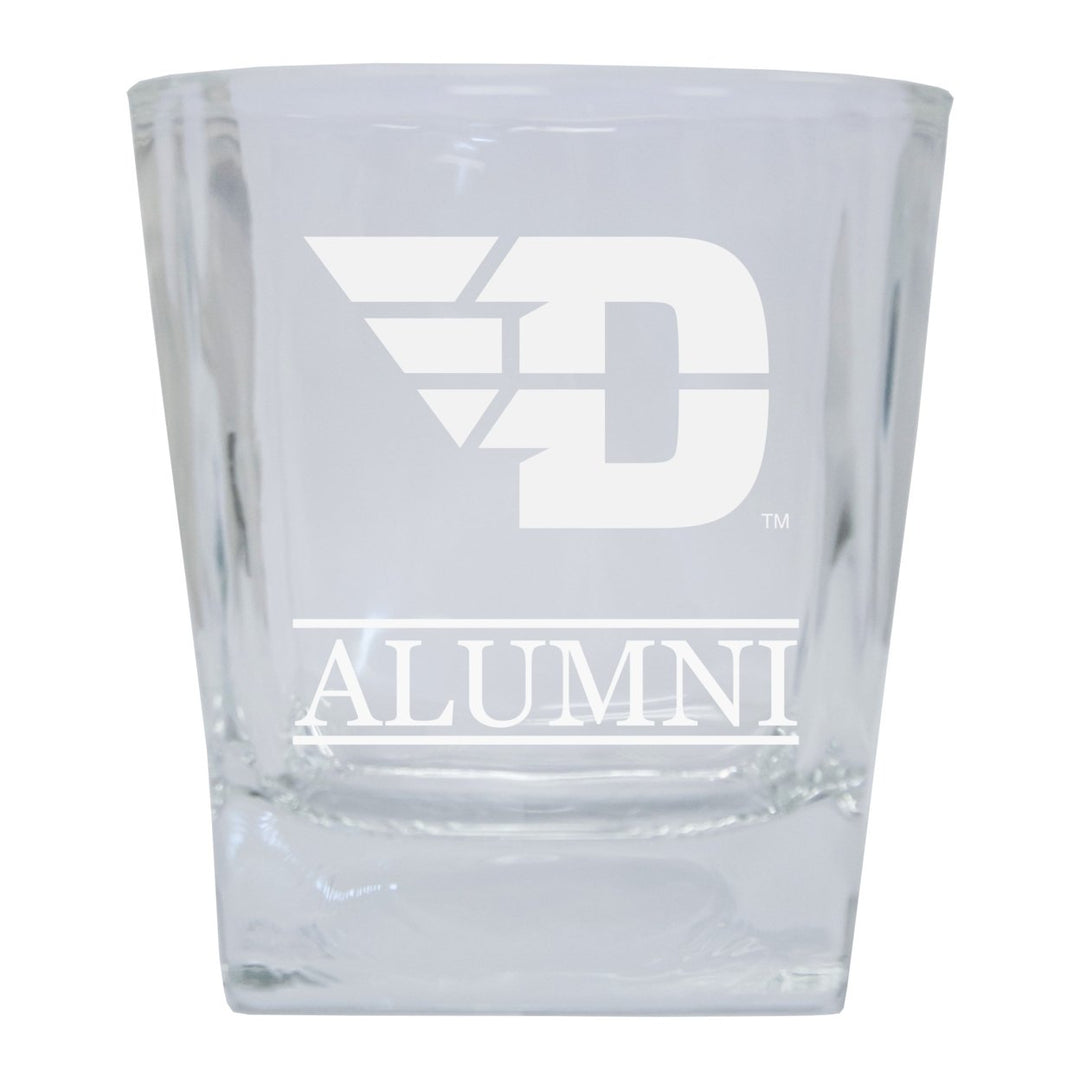 Dayton Flyers 2-Pack Alumni Elegance 10oz Etched Glass Tumbler Image 1