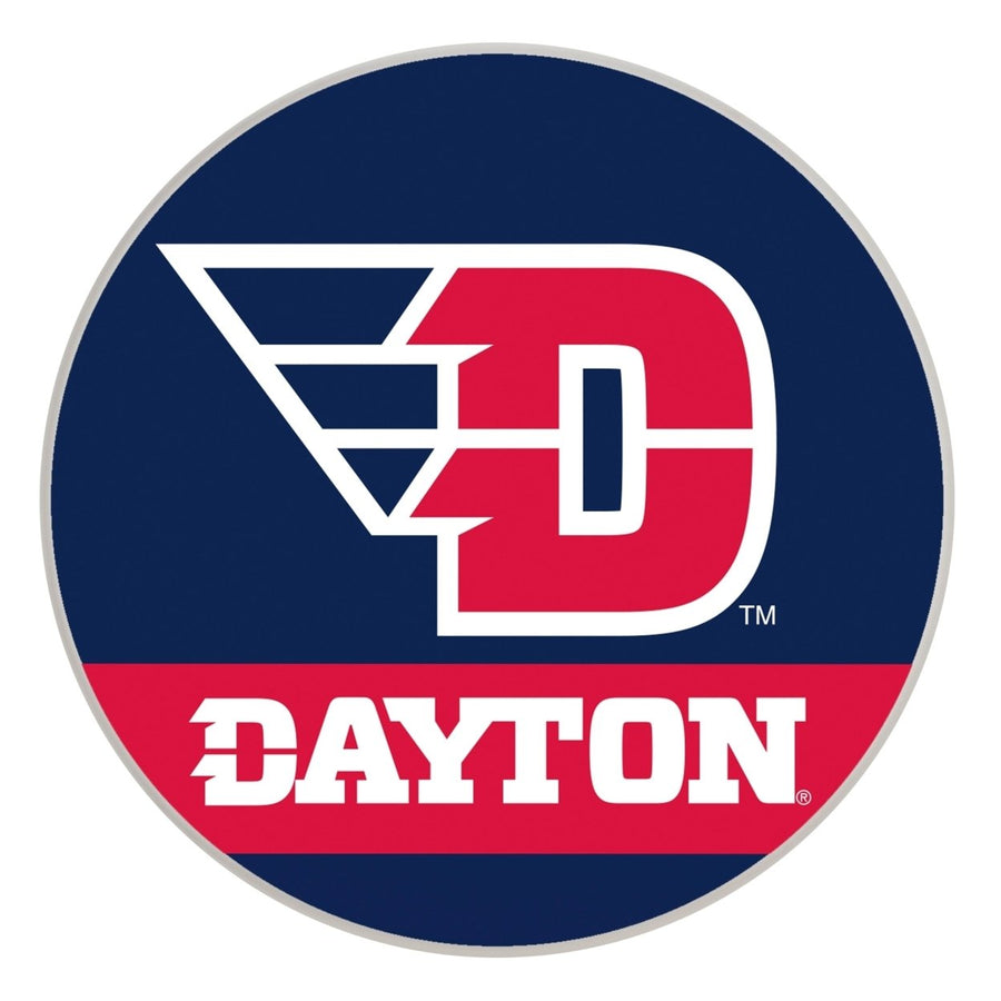 Dayton Flyers Officially Licensed Paper Coasters (4-Pack) - Vibrant Furniture-Safe Design Image 1