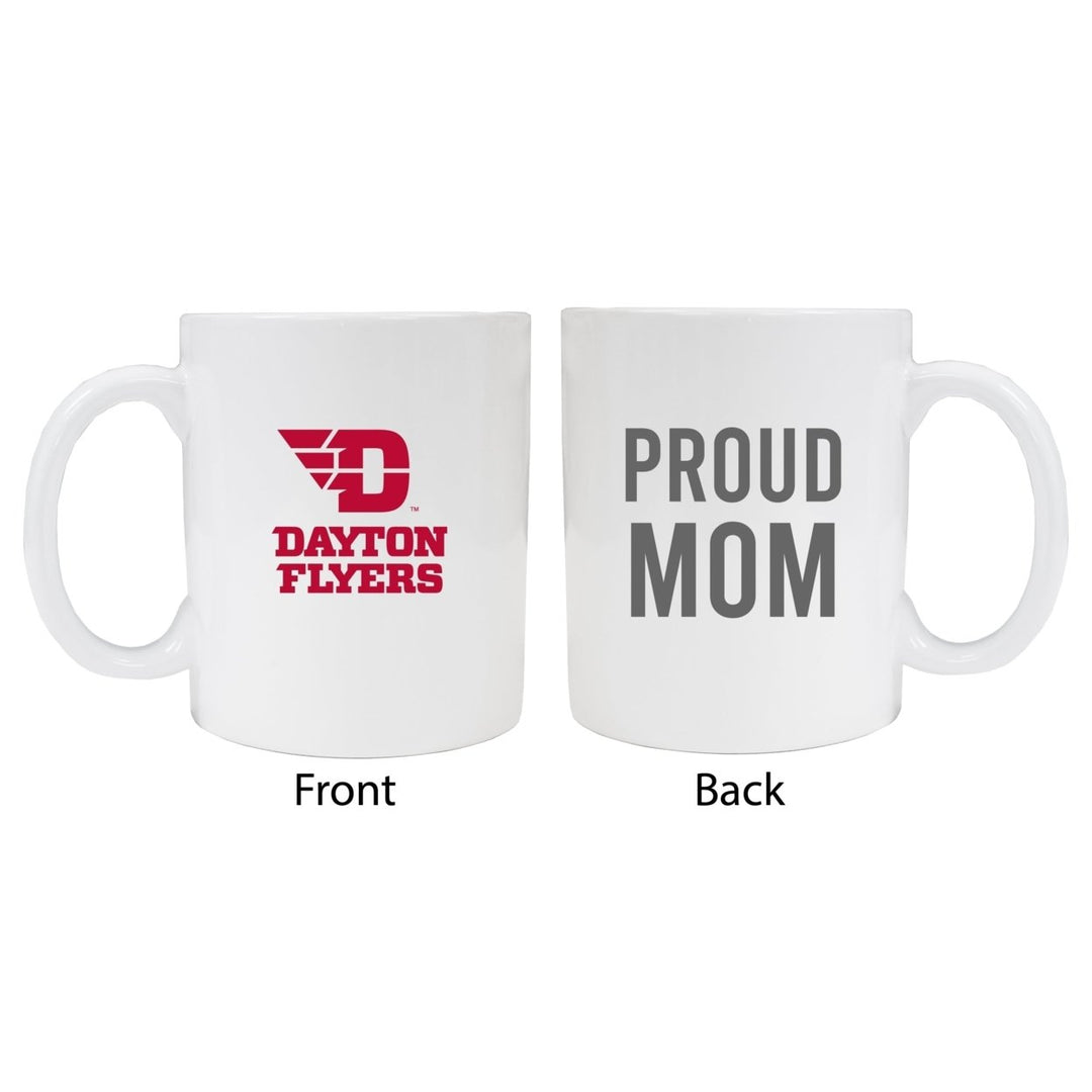 Dayton Flyers Proud Mom Ceramic Coffee Mug - White Image 1