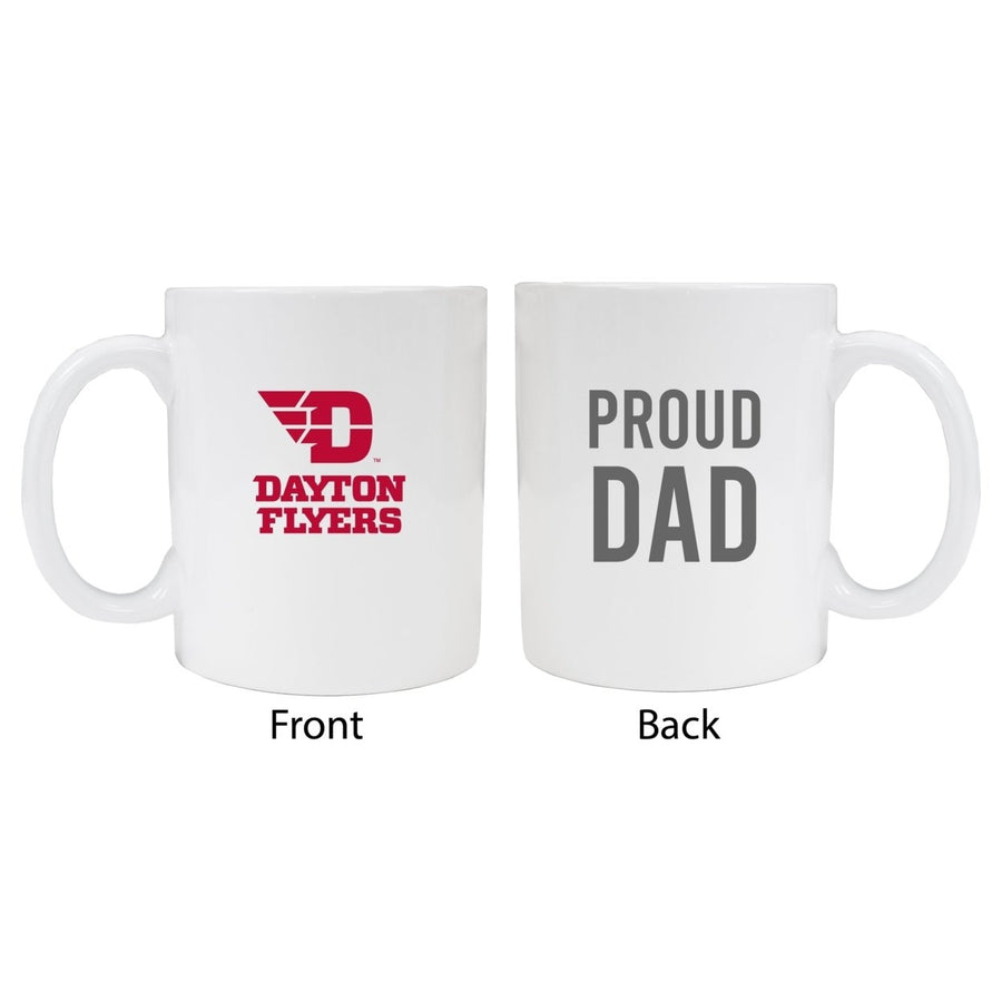 Dayton Flyers Proud Dad Ceramic Coffee Mug - White Image 1