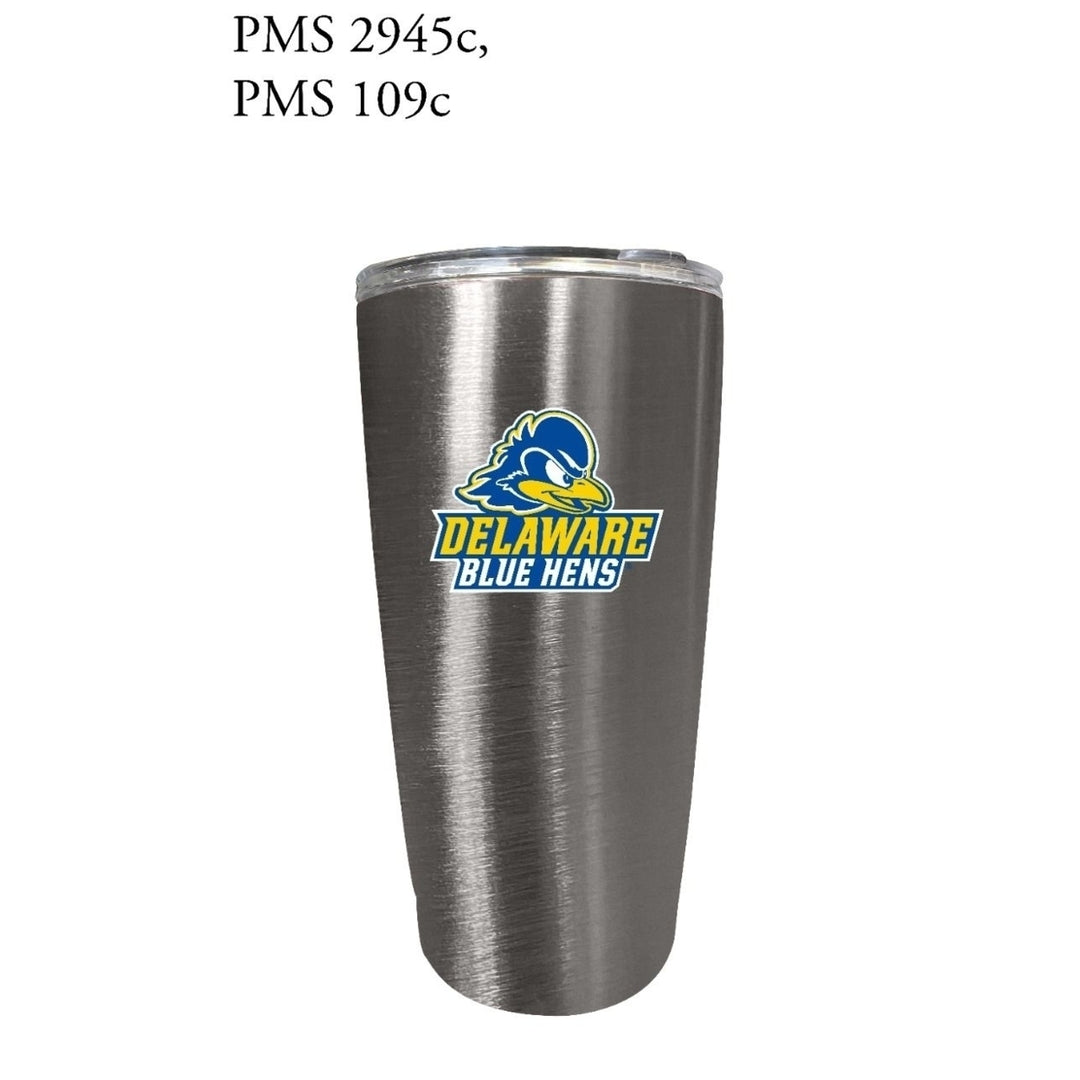 Delaware Blue Hens 16 oz Insulated Stainless Steel Tumbler colorless Image 1