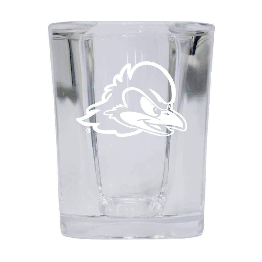 Delaware Blue Hens NCAA Collectors Edition 2oz Square Shot Glass - Laser Etched Logo Image 1