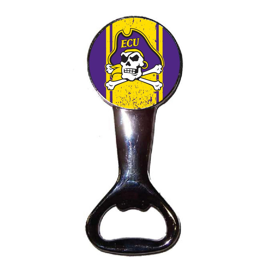 East Carolina Pirates Officially Licensed Magnetic Metal Bottle Opener - Tailgate and Kitchen Essential Image 1