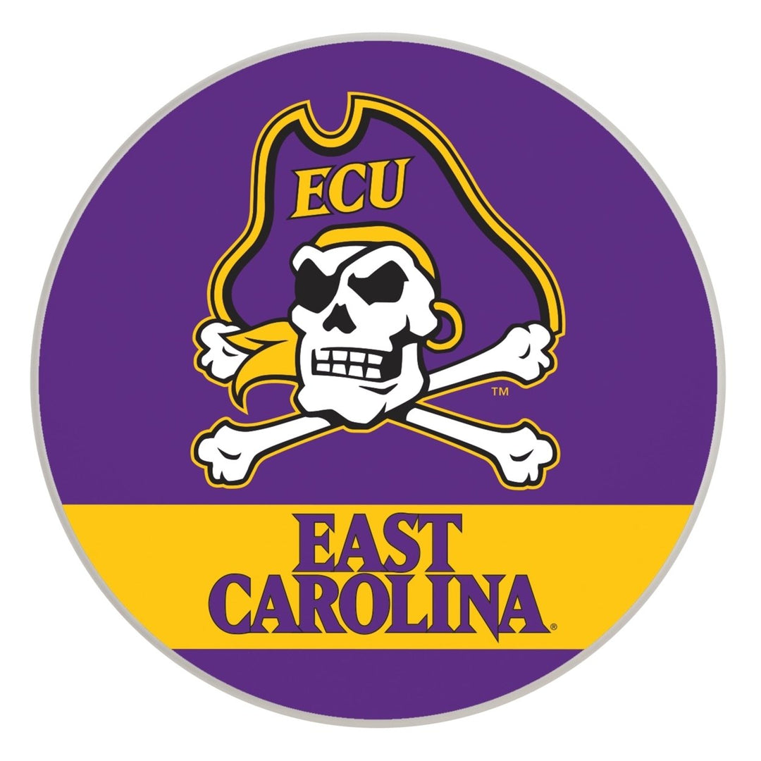 East Carolina Pirates Paper Coaster 4 Pack Image 1