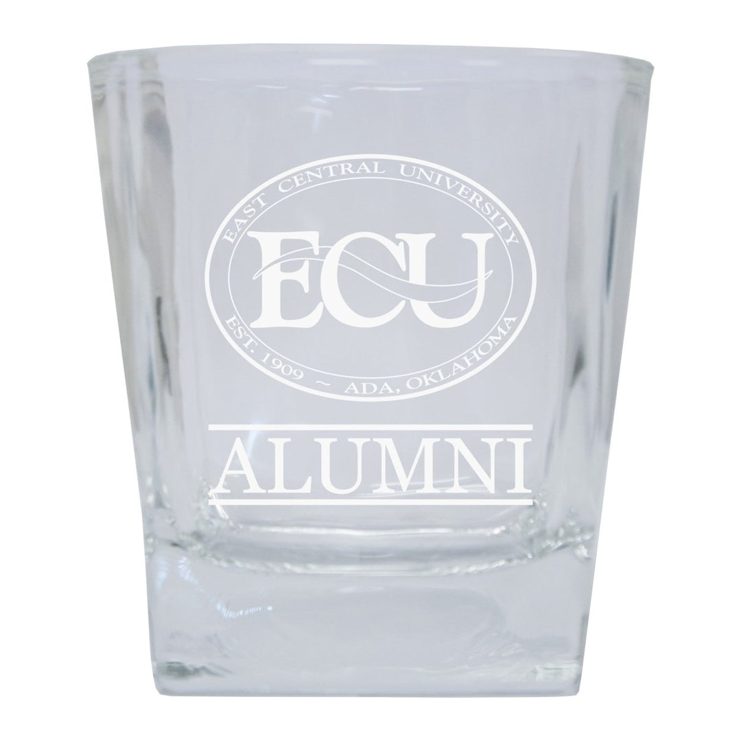 East Central University Tigers Alumni Elegance - 5 oz Etched Shooter Glass Tumbler 2-Pack Image 1