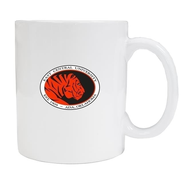 East Central University Tigers White Ceramic NCAA Fan Mug 2-Pack (White) Image 1