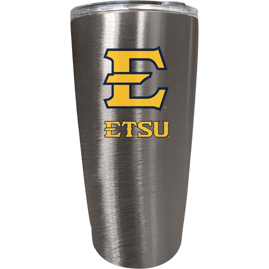 East Tennessee State University 16 oz Insulated Stainless Steel Tumbler colorless Image 1