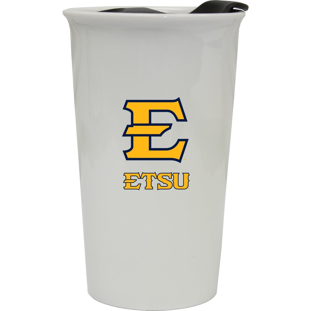 East Tennessee State University Double Walled Ceramic Tumbler Image 1