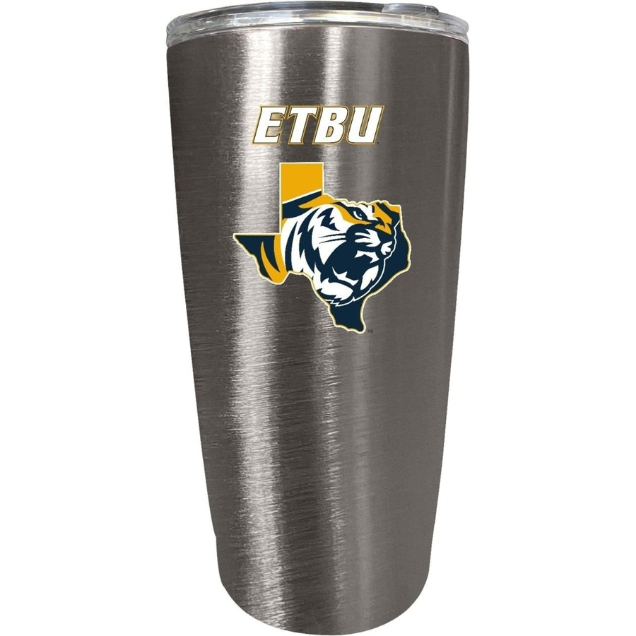 East Texas Baptist University 16 oz Insulated Stainless Steel Tumbler colorless Image 1