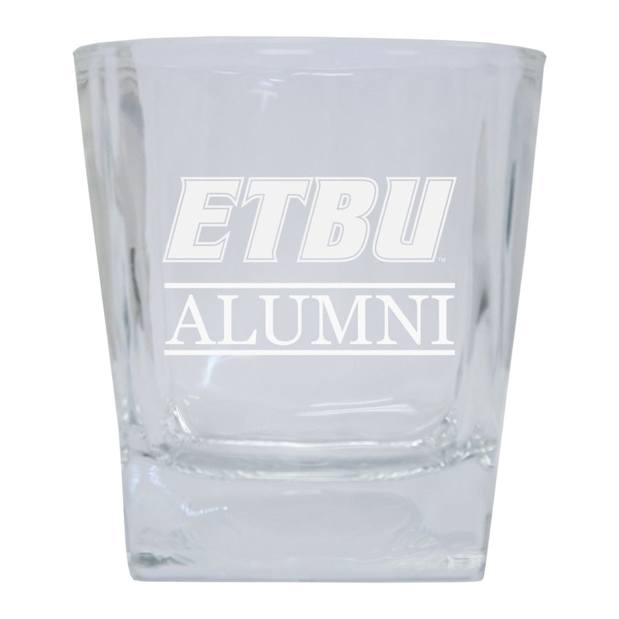 East Texas Baptist University Alumni Elegance - 5 oz Etched Shooter Glass Tumbler 2-Pack Image 1