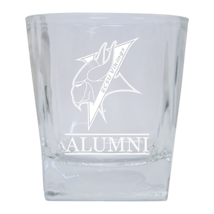 Elizabeth City State University 8 oz Etched Alumni Glass Tumbler 2-Pack Image 1