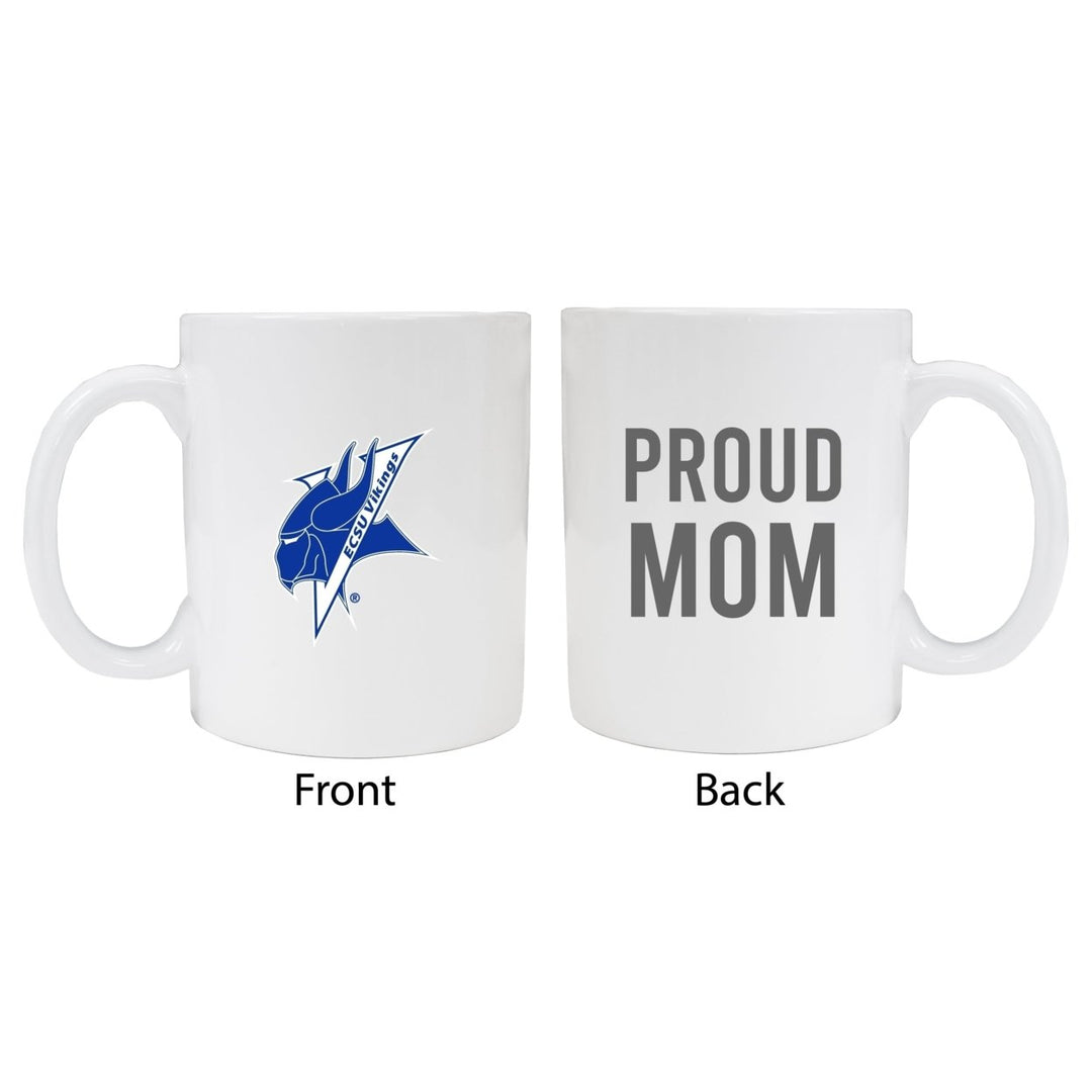 Elizabeth City State University Proud Mom Ceramic Coffee Mug - White Image 1